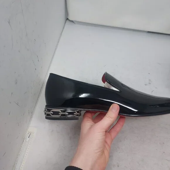 Christian Louboutin MENS Black Dandy Atlas Patent Loafer display picture 1